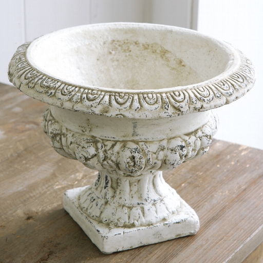 楽天市場】植木鉢 おしゃれ アンティーク 陶器鉢 ブランシェオールド