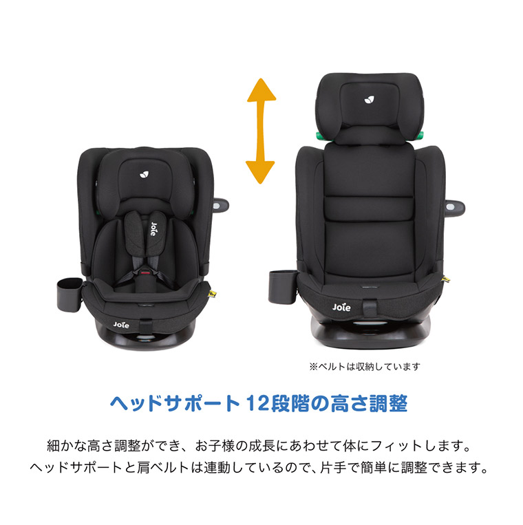 joie ジュニアシート アイ・ボールド 【isofix＋テザーアンカー】 成長