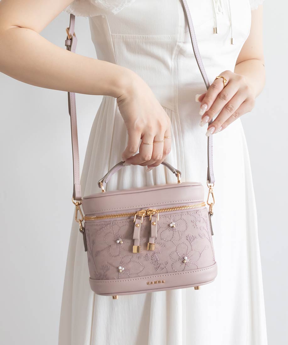 フラワー刺繍2WAYバニティバッグRANDA公式サイト