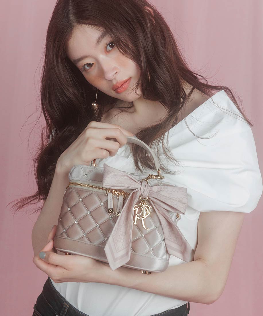 2WAY リボンチャームキルティングバニティバッグRANDA公式サイト