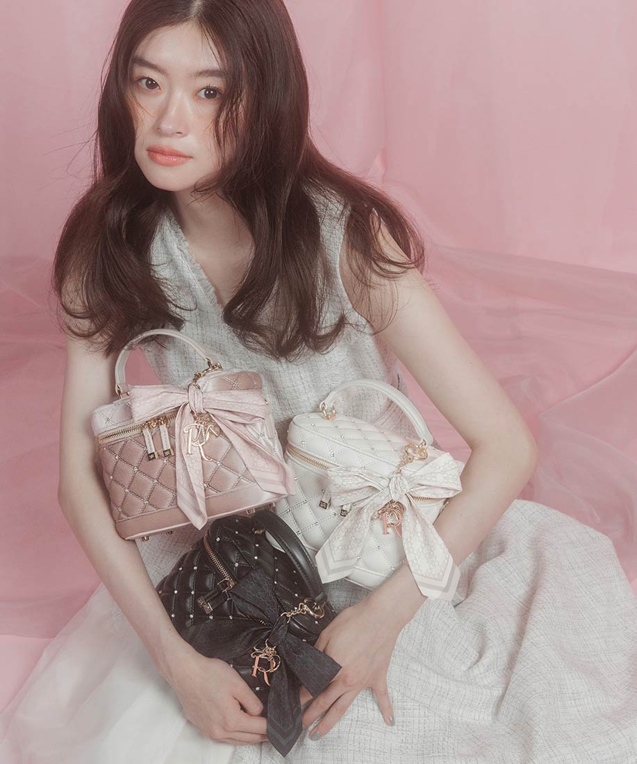 2WAY リボンチャームキルティングバニティバッグRANDA公式サイト