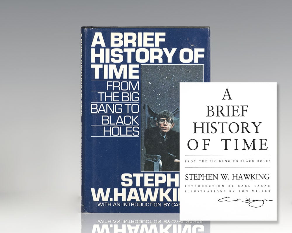 A Brief History of Time Stephen Hawking First Edition Rare Book