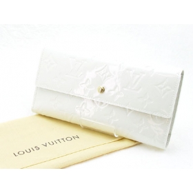 ルイヴィトン M91354 財布 ヴェルニ ペルル 3つ折 長財布 - www