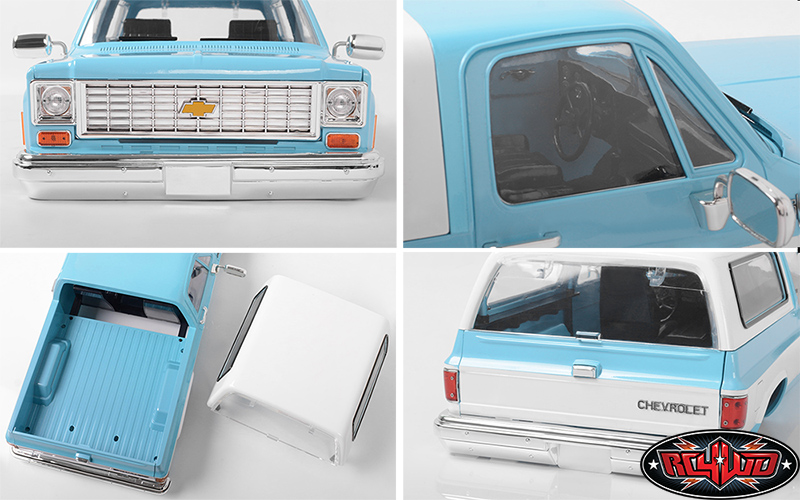 RC4WD Chevrolet Blazer Hard Body Complete Set (Light Blue)-Z