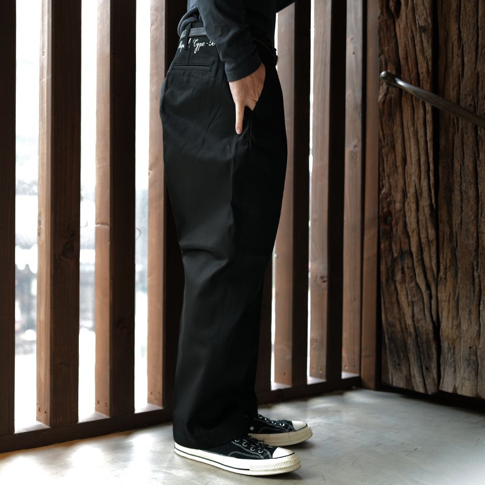 SEQUEL - CHINO PANTS (TYPE-XF) BLACK | River