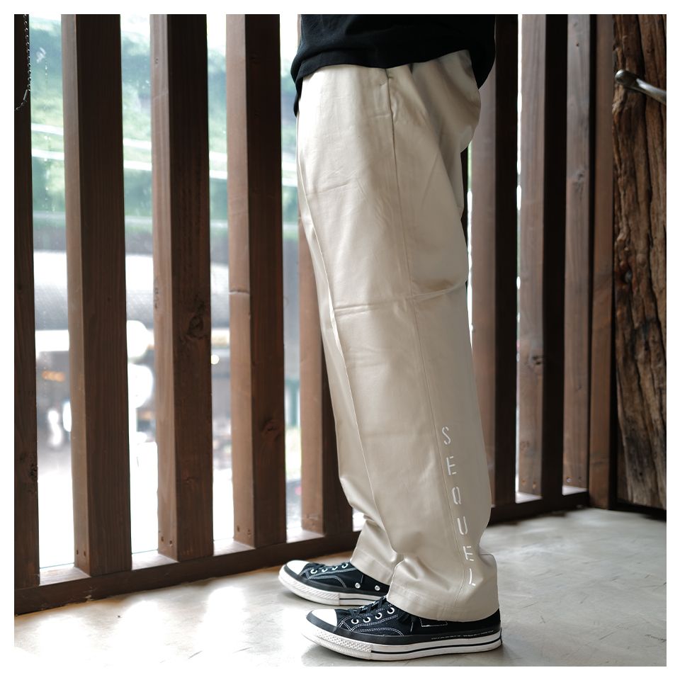 SEQUEL - SQ-25SS-PT-11 CHINO PANTS (TYPE-F) BEIGE | River