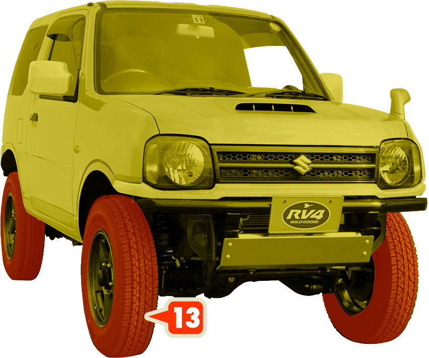 RV4ワイルドグース ジムニーコンプリートカー for JB23 クローラー