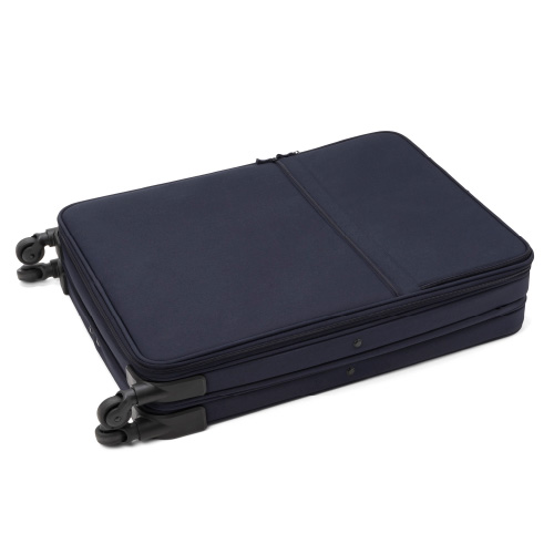 5-10泊] 無印 ソフトキャリーケース 81L ネイビー 4輪 MUJI /スーツ