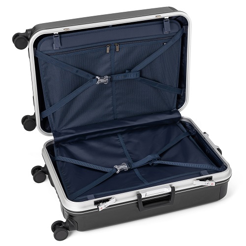 3-5泊] バーマス ヘリテージ フレーム 64L ブラック 4輪 BERMAS