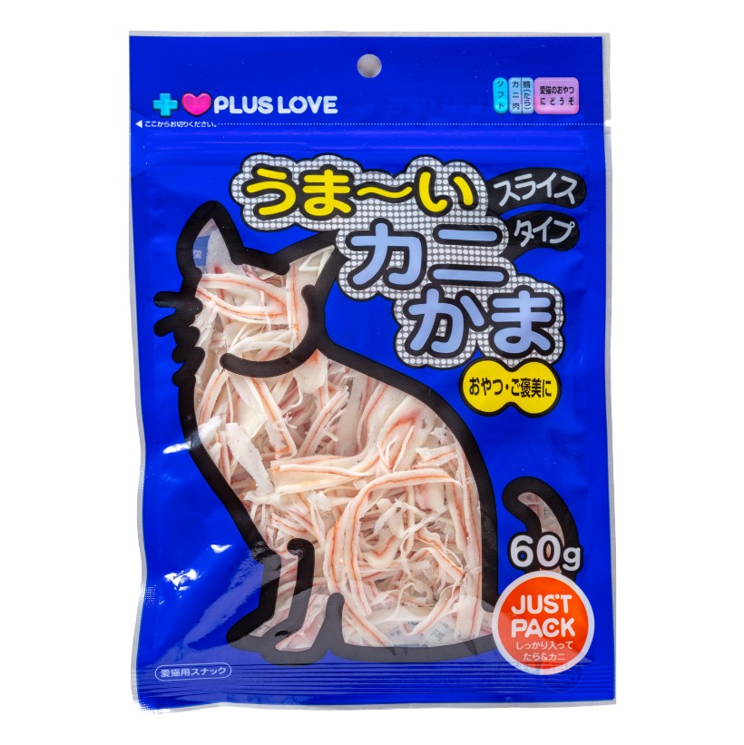 プラスラブ うま～いカニかまスライスタイプ 60g｜商品情報｜株式会社