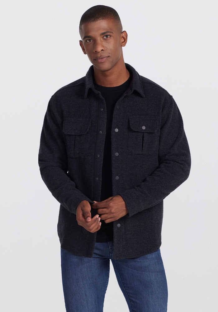 Mens Merino Wool Shirt Jac - Woolx Wilder
