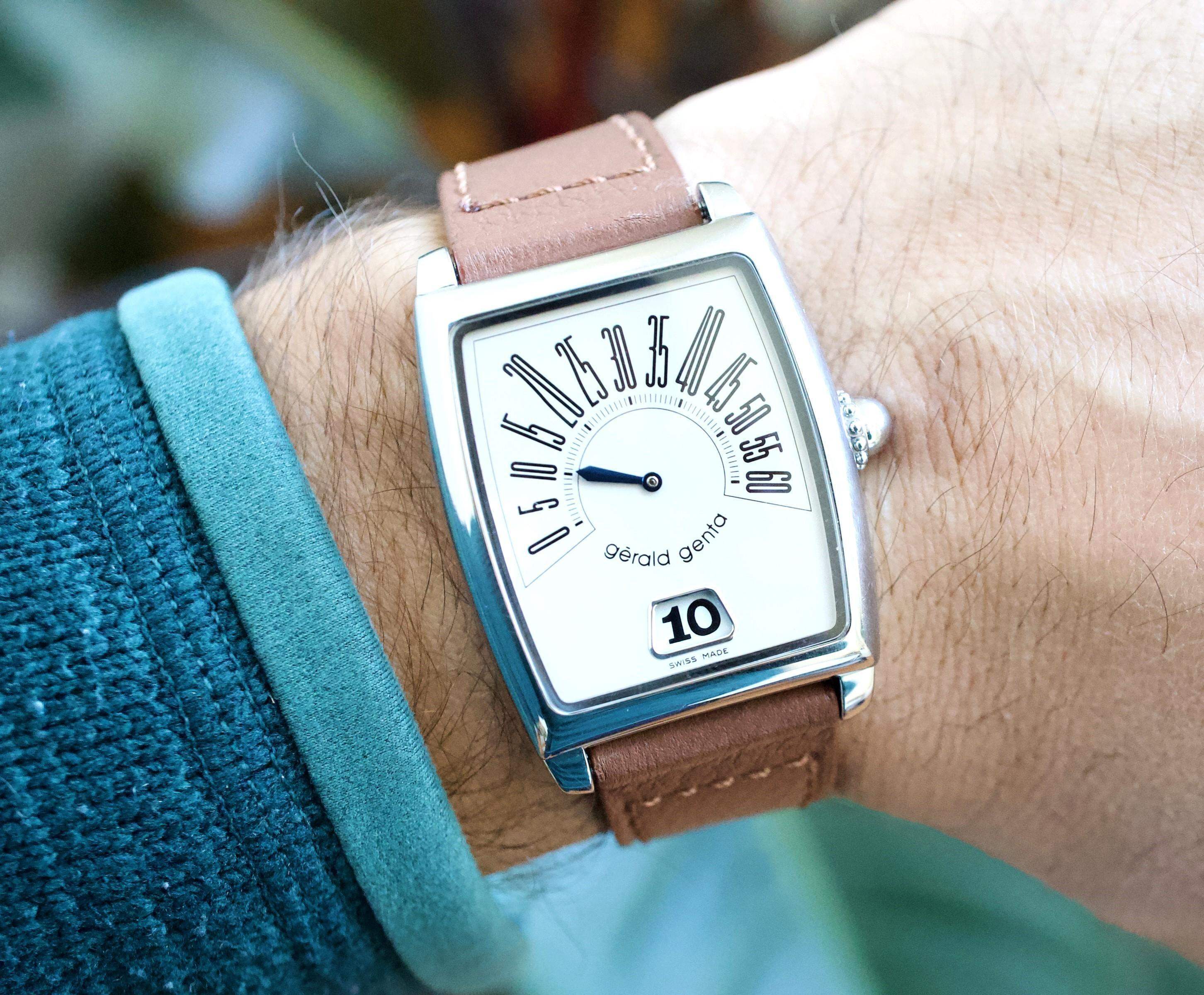 SOLDOUT: Gerald Genta Retro Solo RS0.M.10 Automatic White Dial