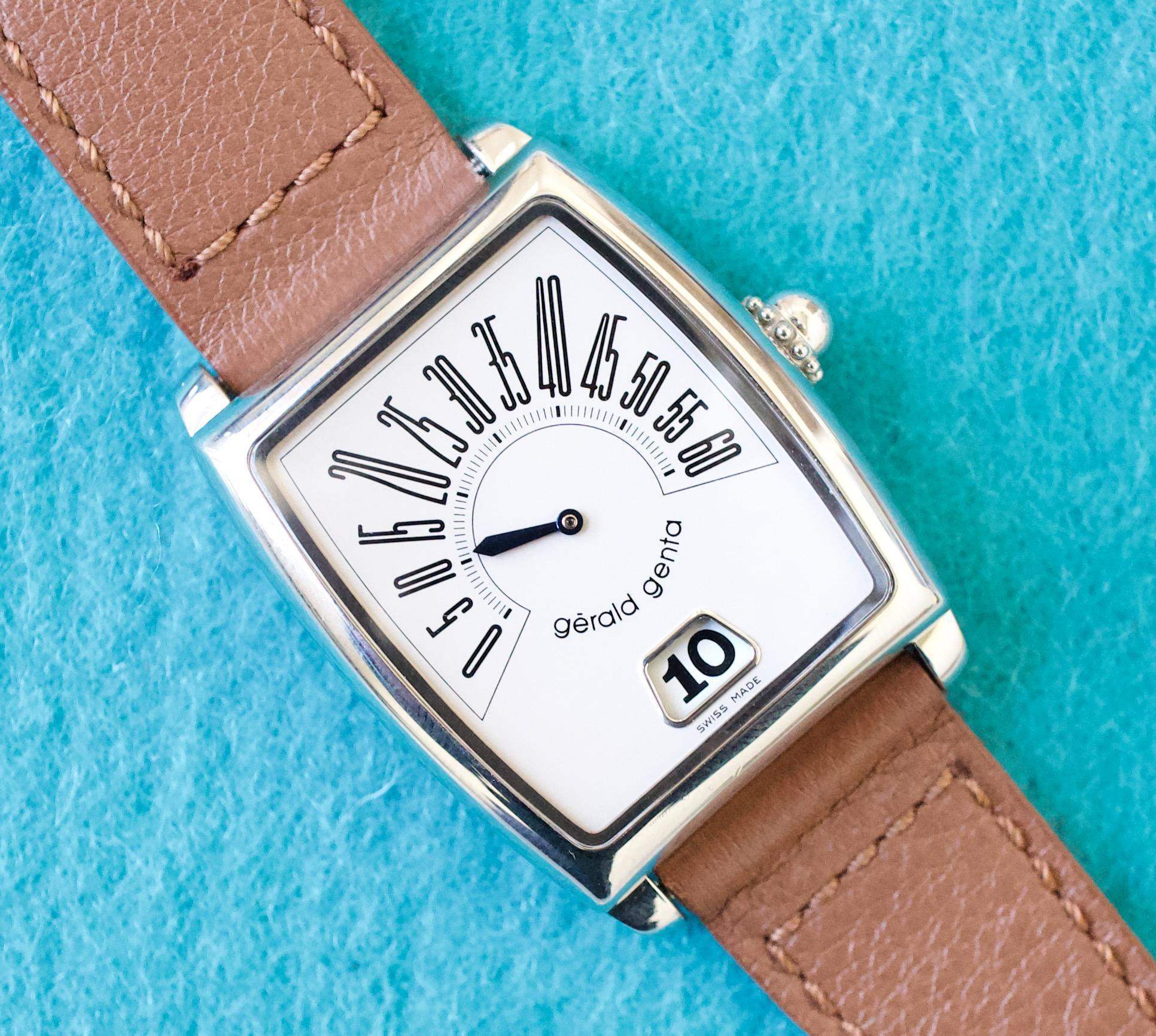 SOLDOUT: Gerald Genta Retro Solo RS0.M.10 Automatic White Dial