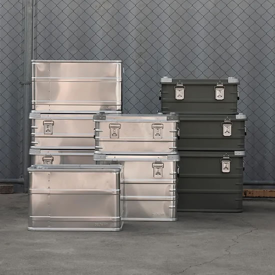 アルミ製コンテナボックス アルミニウム（50L）/M2208DM-EX60AT/測定