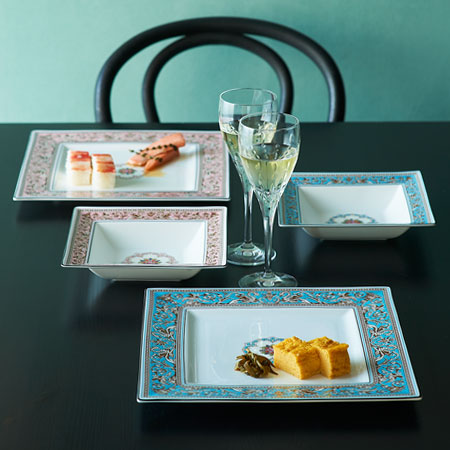 フロレンティーン ターコイズ スクエアボウル 18cm|WEDGWOOD公式