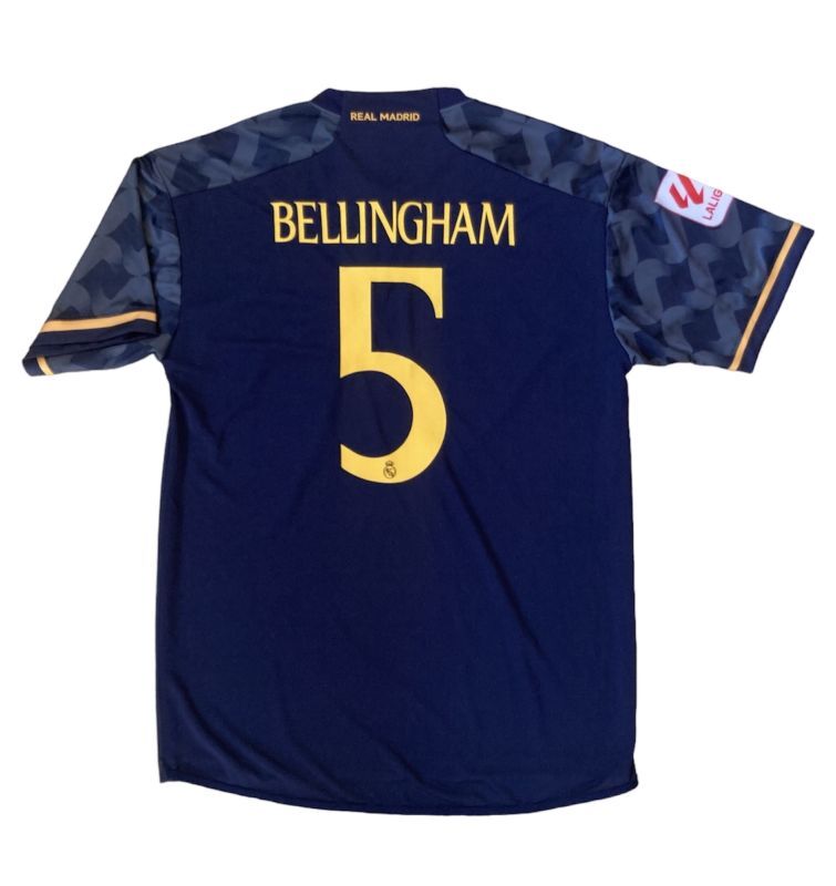 ベリンガム＃5 レアルマドリード アウェイ 黒 23/24 レプリカ