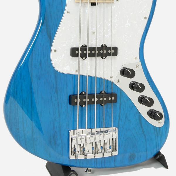 Red House Guitars Seeker J/5 ASH/M Trans Blue 国産 5弦ベース