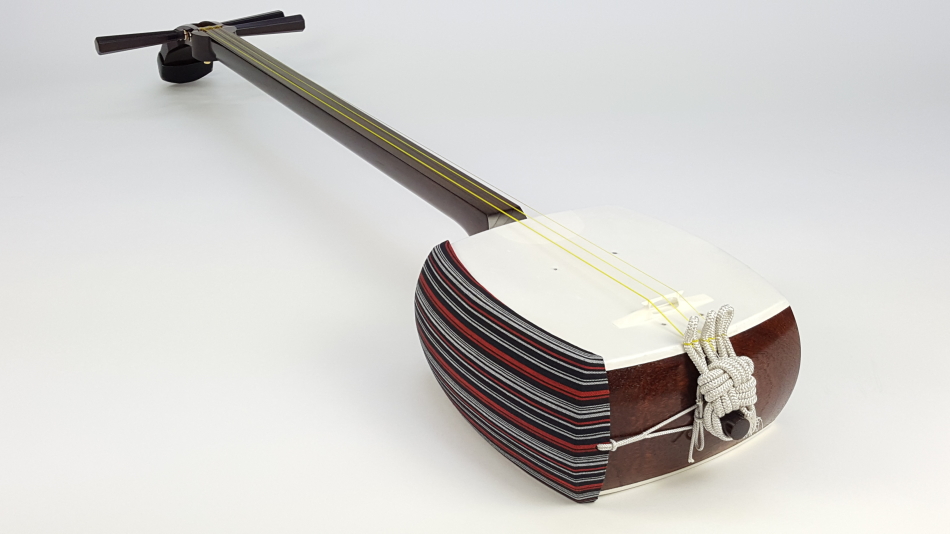 津軽三味線 鼈甲撥 トラ模様 約19cm バチ 津軽三味線 鼈甲撥 トラ模様