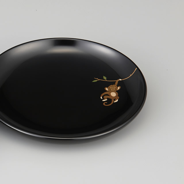 銘々皿 輪島塗 5 榎木 盛 作 銘々皿輪島塗5 榎木盛作