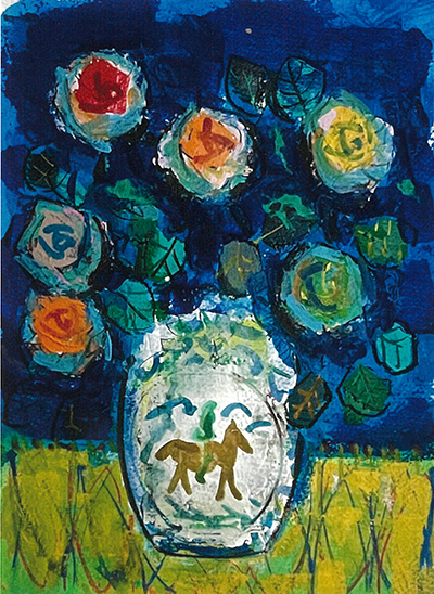 10/4～14) 名誉教授・佐藤泰生先生の企画展「佐藤泰生展―ガラス絵と