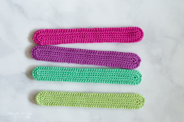 Crochet Unicorn Slap Bracelet Buddy - Free Crochet Pattern