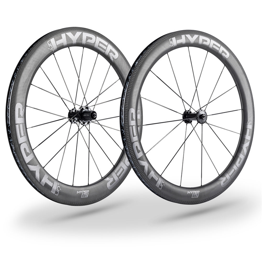 R67 Rim Brake Wheelset | 60/68mm Aero Carbon – Winspace