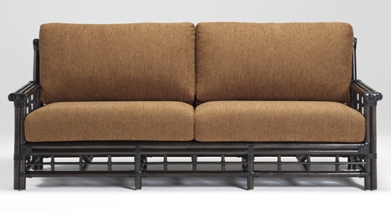 籐・ラタンのロングソファ/ニューノネット/W185×D86×H79×SH37/KZR-0062