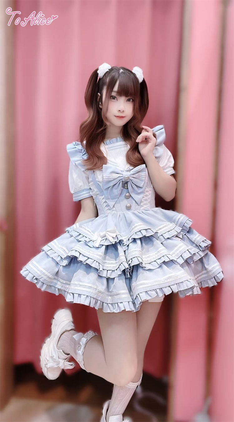 ToAlice】L1530マリンアイドルハイウエストティアードスカート - To Alice