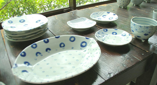 砥部焼の和食器 スギウラ工房のマグカップ【砥部工房 からくさ】