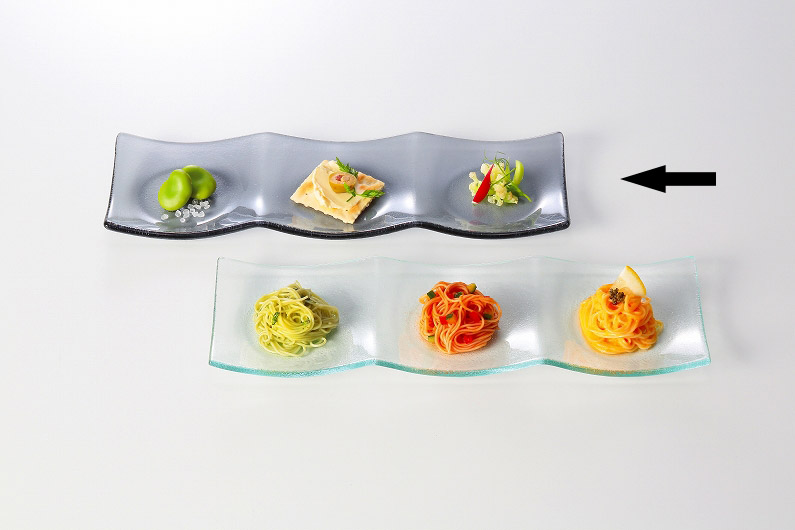 ガラス製仕切プレートの通販|食器のセール・購入なら陶磁庵