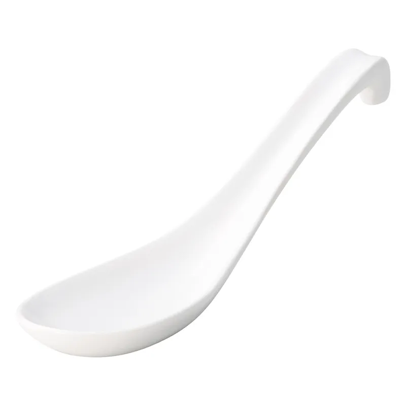 強化白中華 中さじのみ(陶磁器製 れんげ)|食器通販の陶磁庵