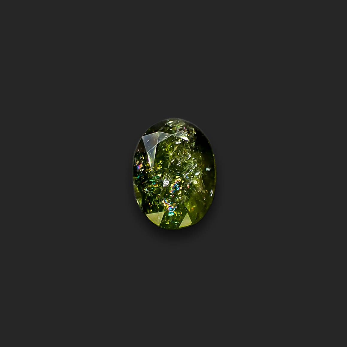 ◇リバーシブル◇イリデッセンスクロムトルマリン(宝石名トルマリン