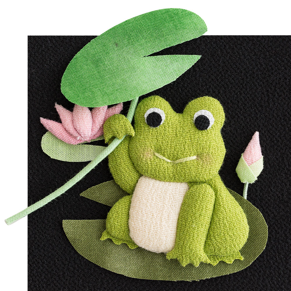 毎月お届け】かんたん やさしい 押し絵 手づくりキット: キット