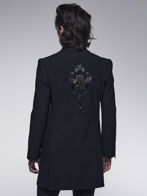 kiryuyrik - 《予約品》 LongJacket / 背中スワロフスキー装飾ロング