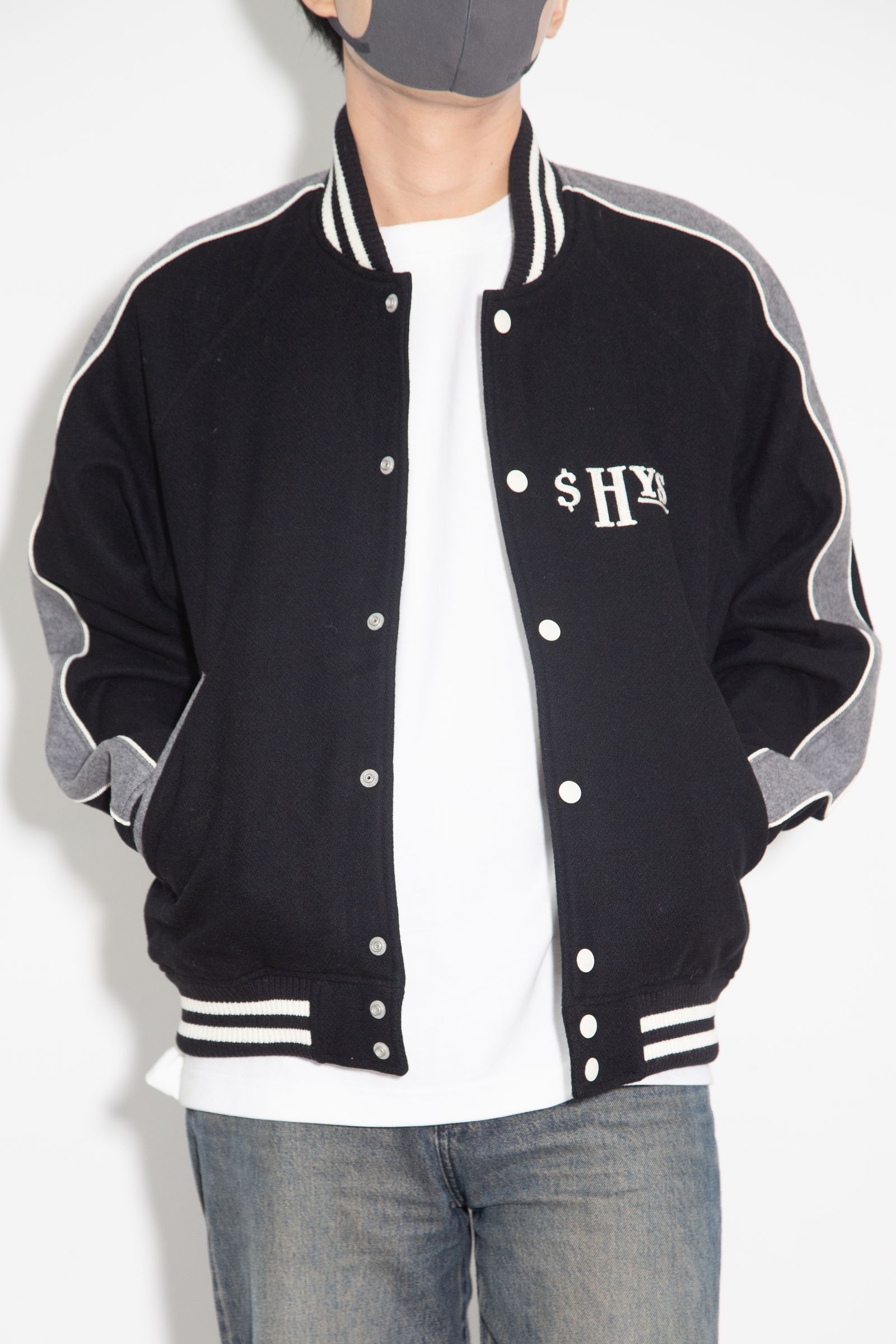 HYSTERIC GLAMOUR - HG REWARD刺繍 スタジャン / ブラック | Tempt