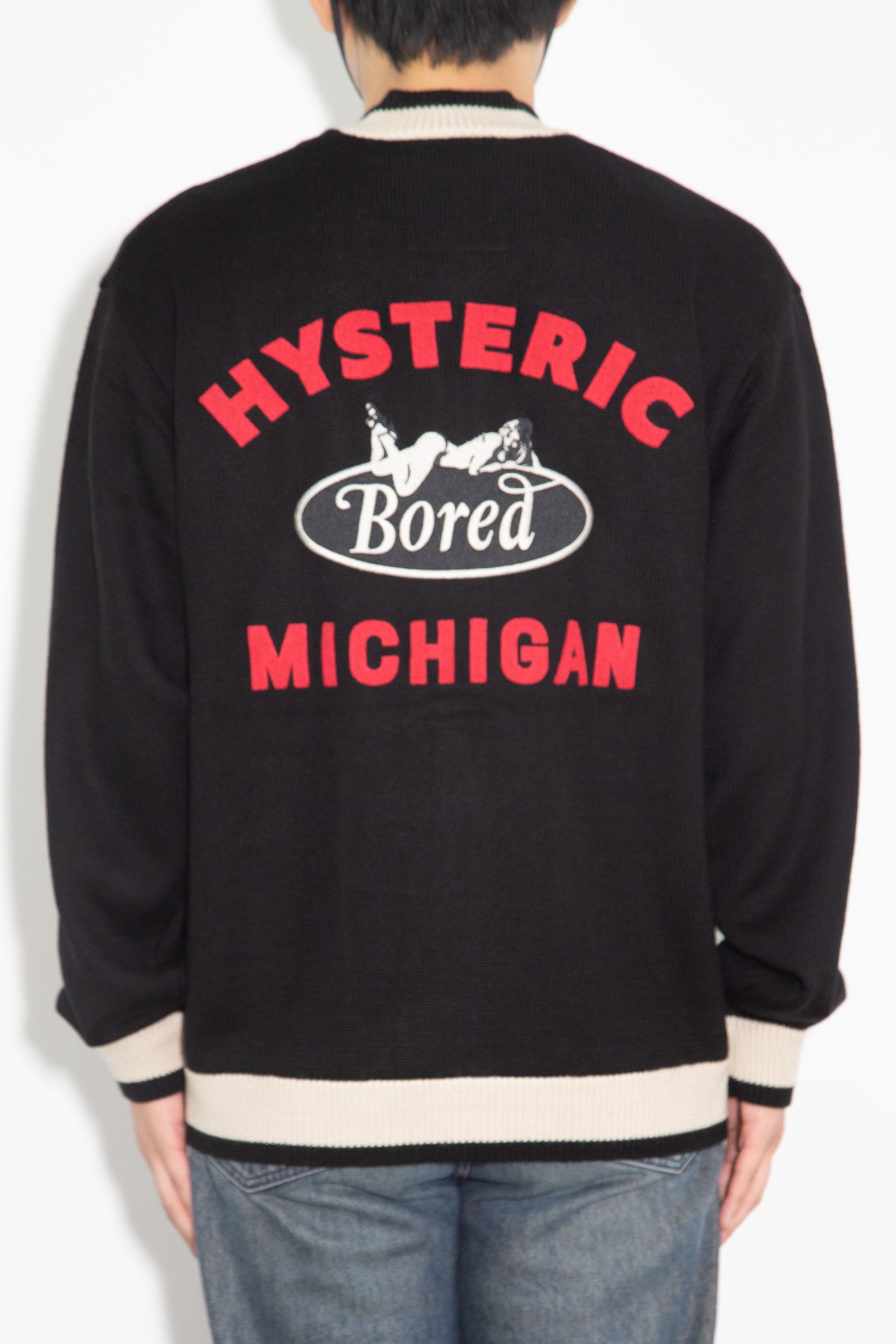 HYSTERIC GLAMOUR - [ラスト1点 サイズL] BORED MICHIGAN刺繍