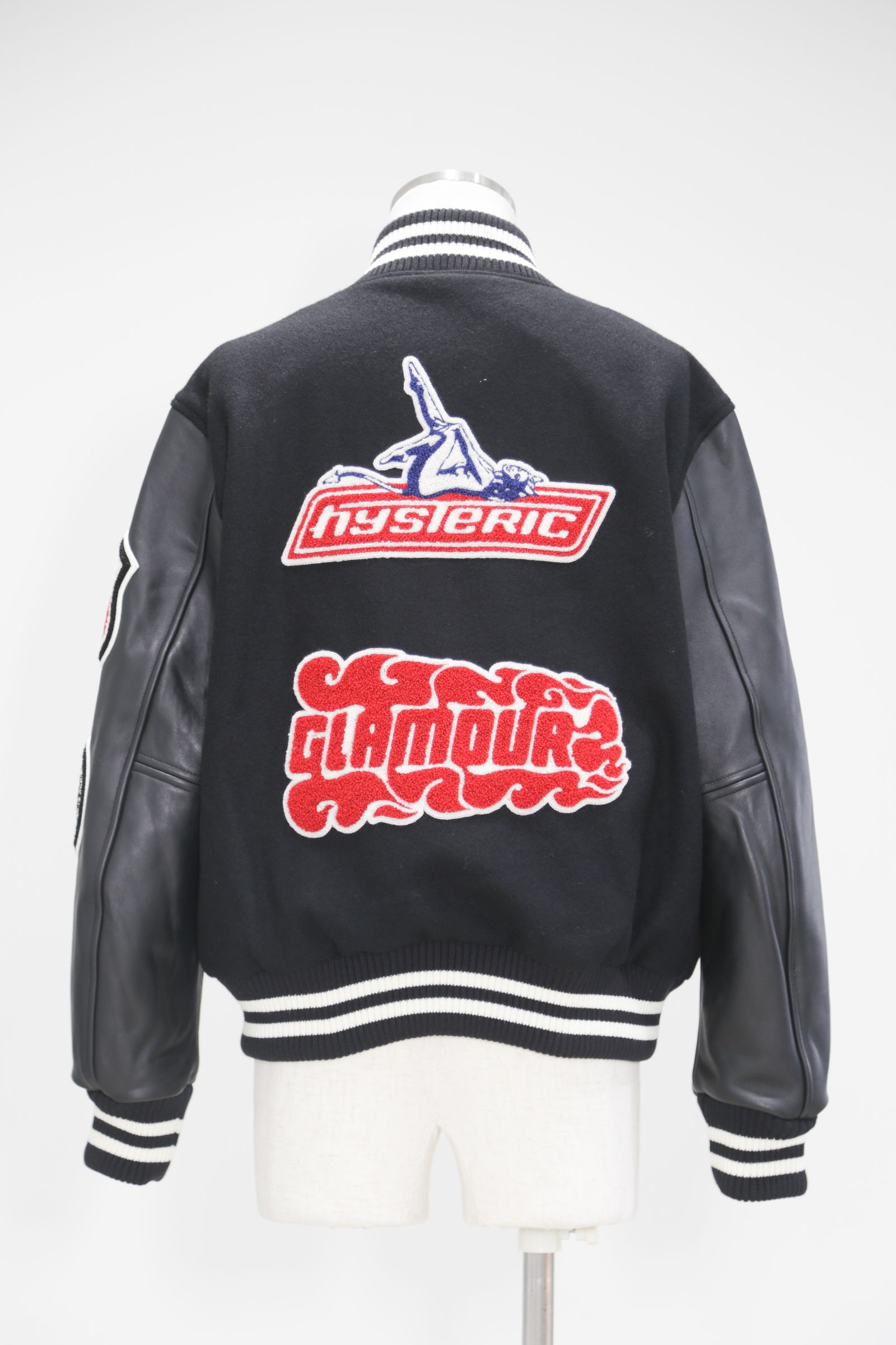 HYSTERIC GLAMOUR - MOTOR CITY FEVER スタジャン / ブラック | Tempt