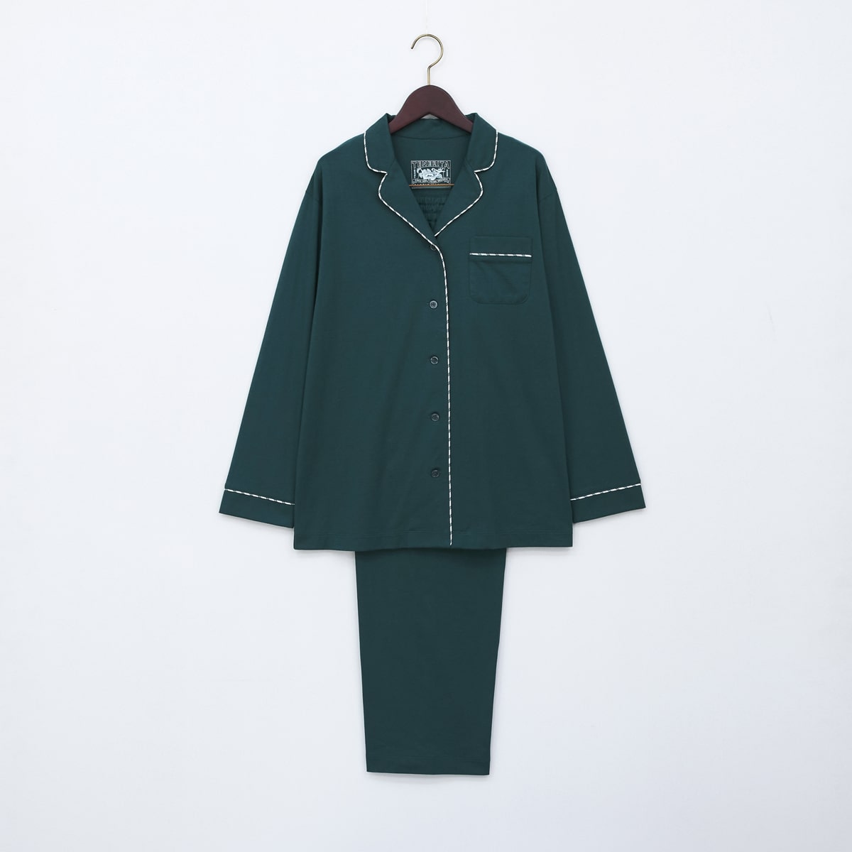 80/2 プレーンジャージレディースパジャマ(36(S) ネイビー): ウェア