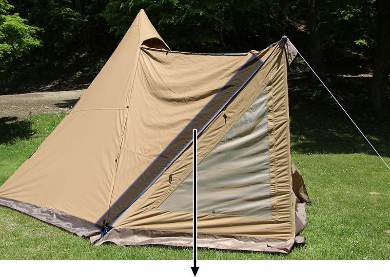 フロントフラップ コネクトサービス｜CUSTOMIZE｜PRODUCTS｜tent-Mark