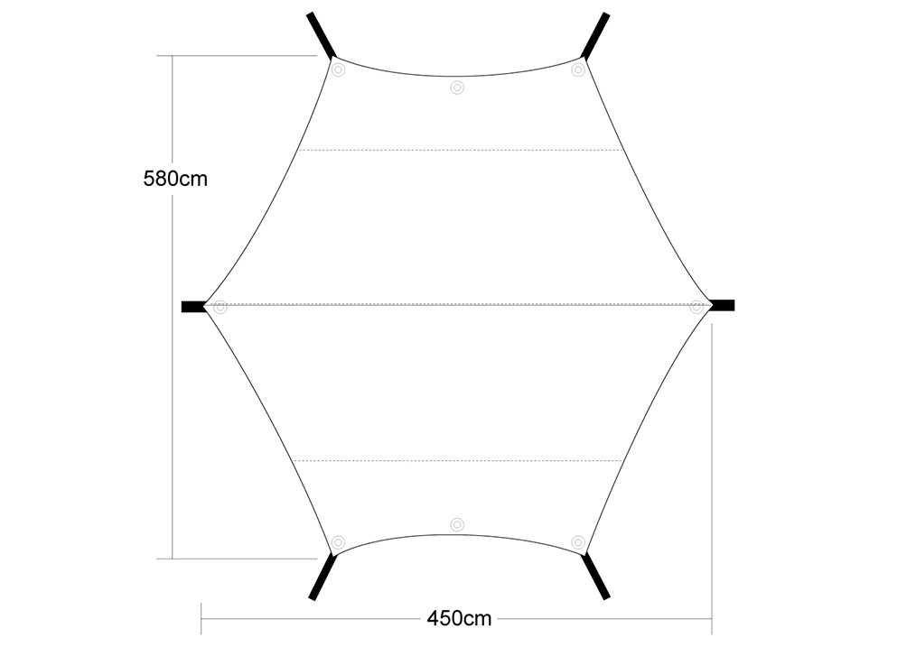 焚火タープTCコネクトヘキサダックグリーン｜TARP｜PRODUCTS｜tent