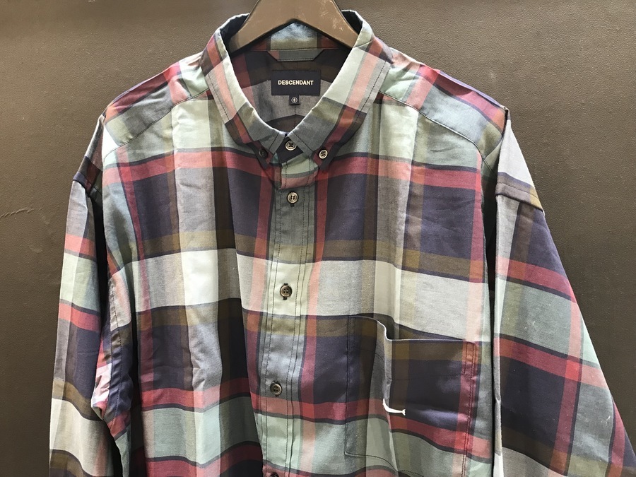 都会の雰囲気漂うチェック柄【DESCENDANT / ディセンダント】の ビッグ