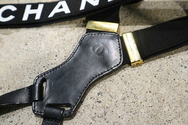 CHANEL/シャネル】よりヴィンテージロゴサスペンダーが買取入荷致し