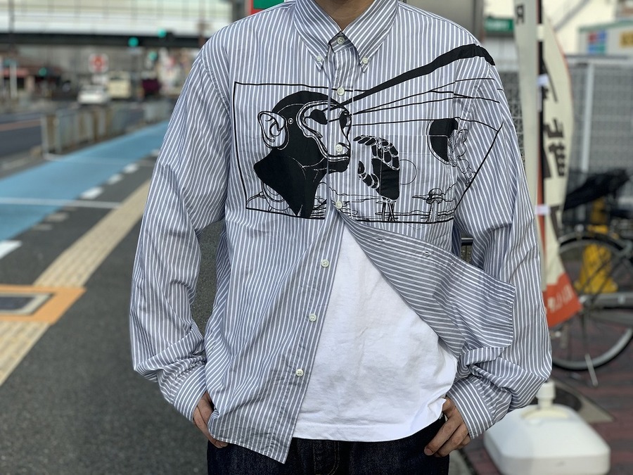 PRADA（プラダ）からインパクト絶大な18SS”striped print shirt”が入荷