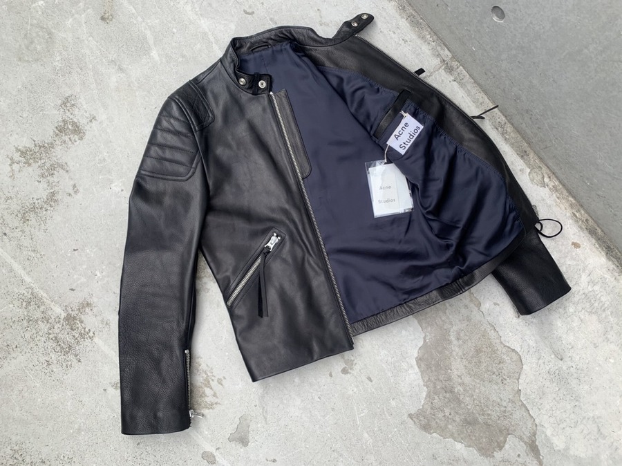 Acne studios/アクネストゥディオズよりシングルライダースジャケット