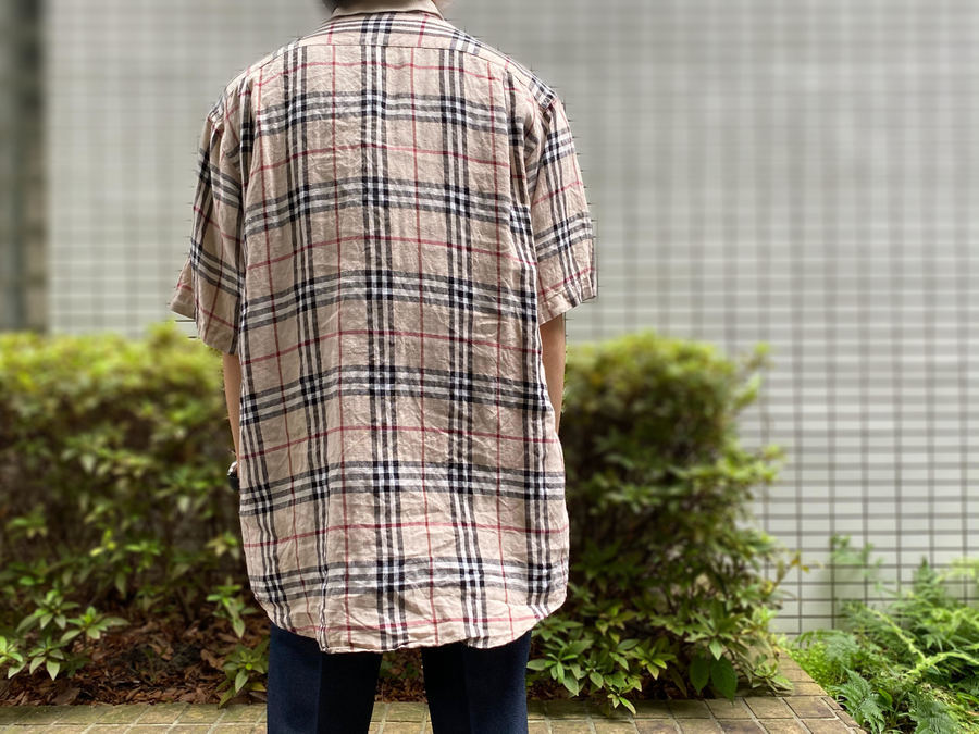 BURBERRY LONDON/バーバリーロンドン】よりノヴァチェックリネンシャツ