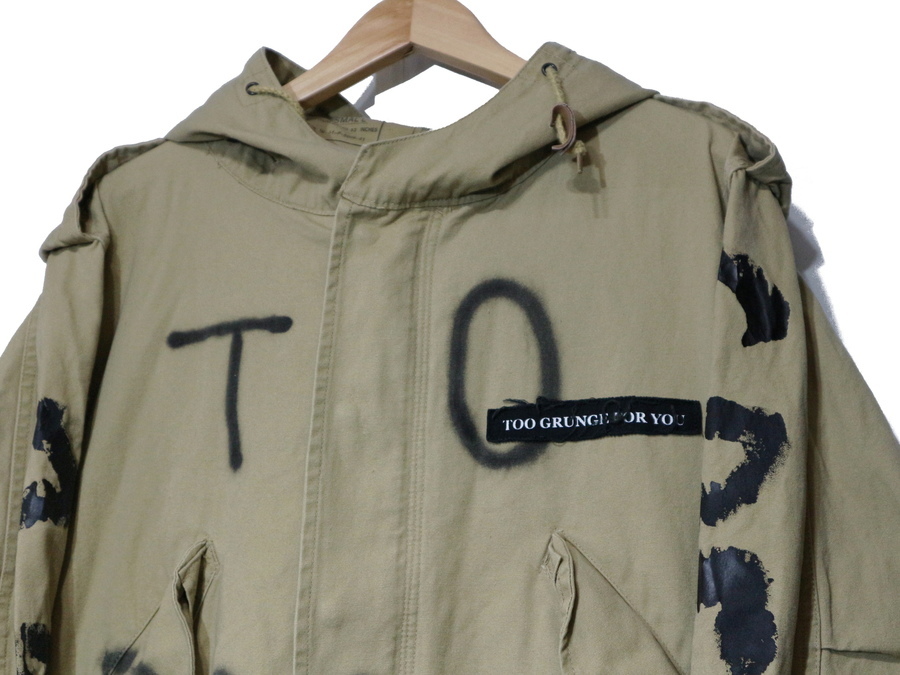 guernika/ゲルニカ リメイクペイントモッズコート入荷しました！トレ