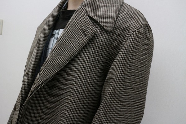 AURALEEからダブルフェイスチェックロングコートが入荷致しました