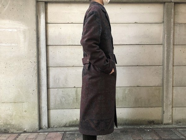 ETRO／エトロ】からペイズリー柄チェスターコート入荷です。[2020.12