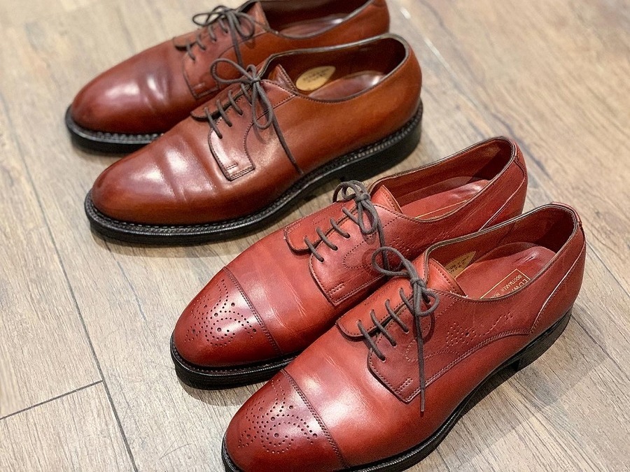 Edward Green/エドワードグリーン】旧タグ・プレーントゥ、メダリオン