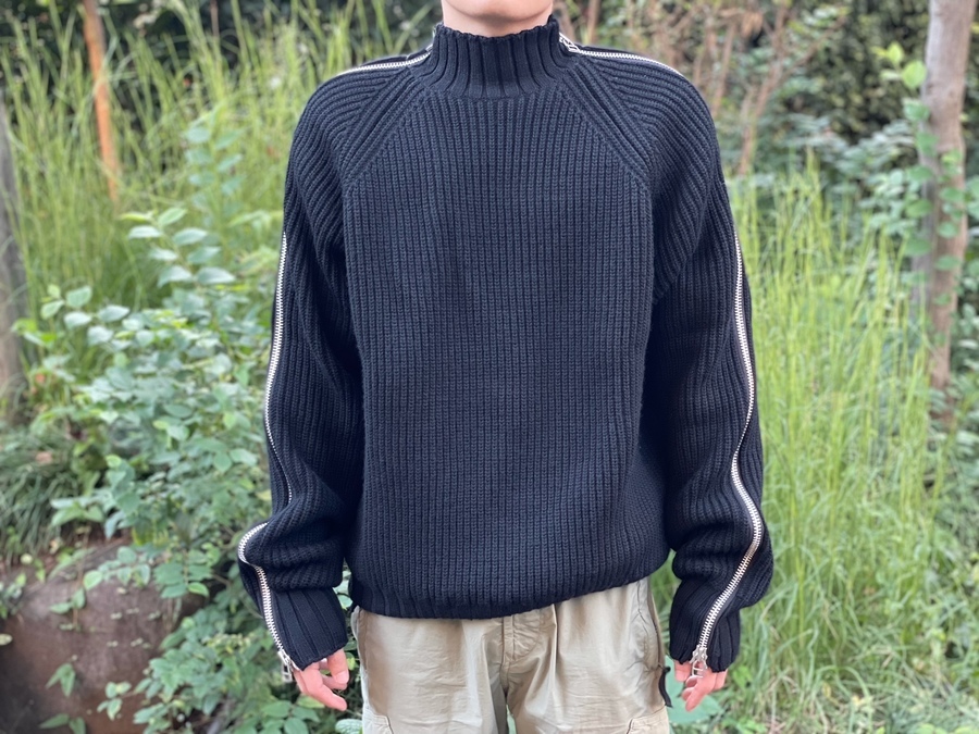 JOHN LAWRENCE SULLIVAN」よりジップニットセーターを買取入荷致しまし